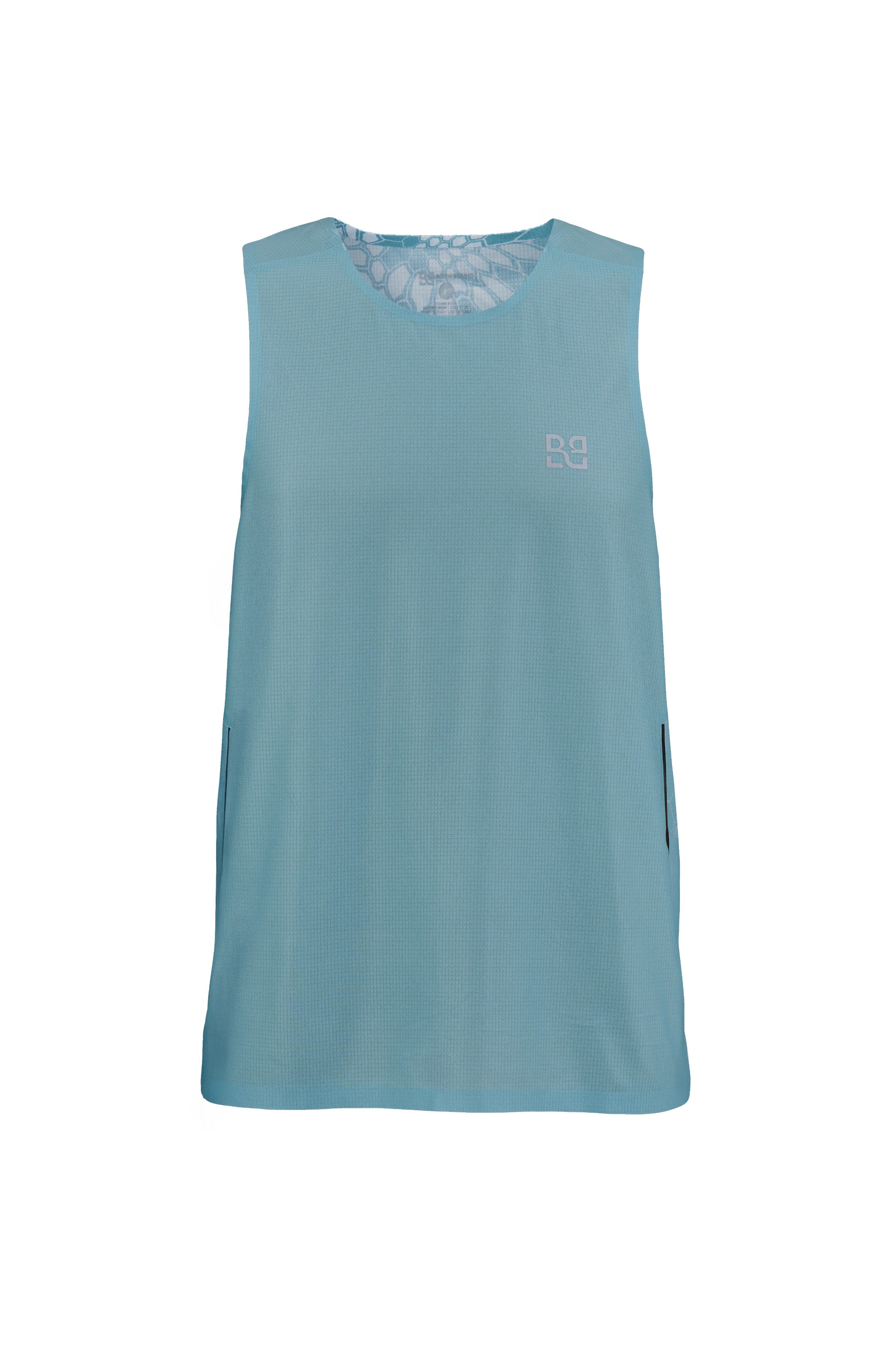 Rekord Run Singlet Modern Blue - Men's