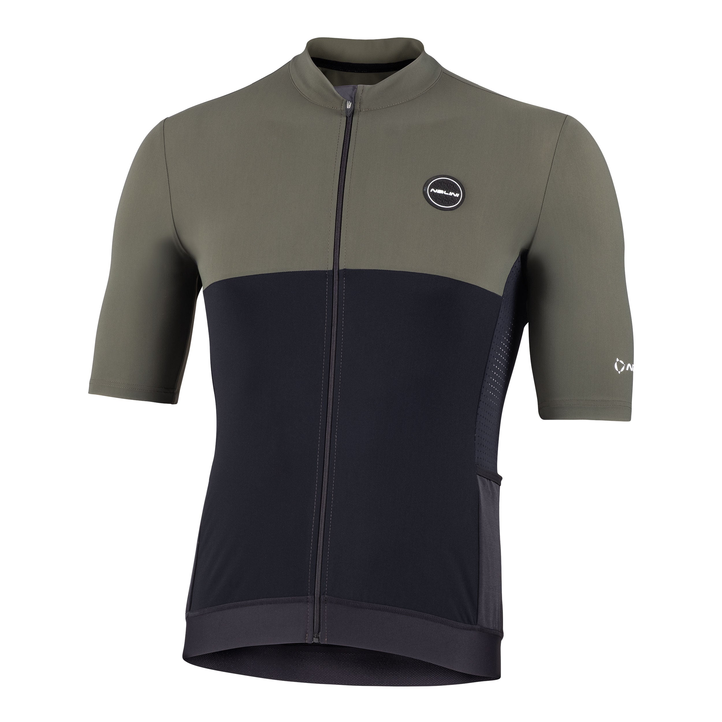 Men's Sun Cover Jersey - Black / Khaki Green