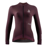 Women's Croce d'Aune Thermal Jersey - Bordeaux
