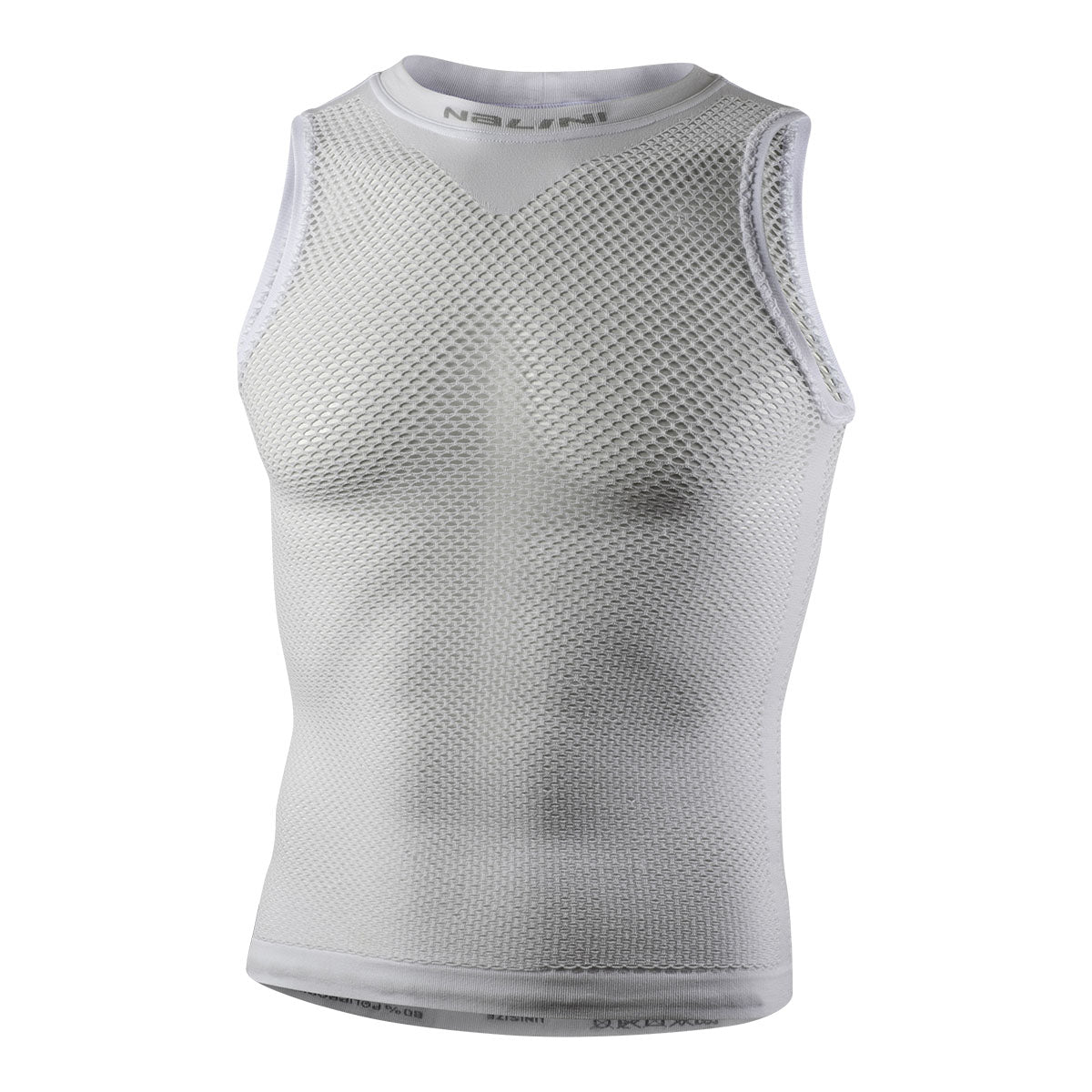 Men's Mango Seamless Mesh Baselayer - White