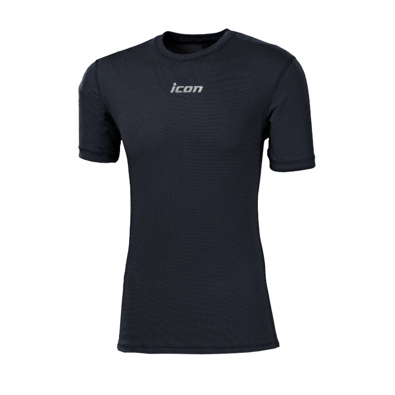 Men's Black Short Sleeve Microsense™ Performance Base Layers