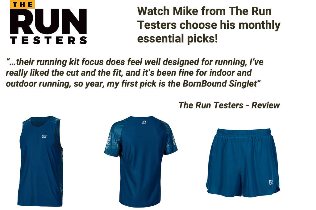Watch Mike from The Run Testers choose BornBound's Rekord run singlet as his pick of the week!