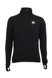 Rekord L/S Thermal Run Jersey - Black - Men's