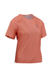Rekord Short Sleeve Run Tee Peach - Women's