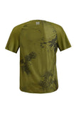 Rekord Short Sleeve Run Tee Army Green -  Men's