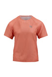 Rekord Short Sleeve Run Tee Peach - Women's