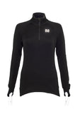 Rekord L/S Thermal Run Jersey - Black - Women's