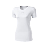 Women's White Short Sleeve Microsense Performance Base Layer